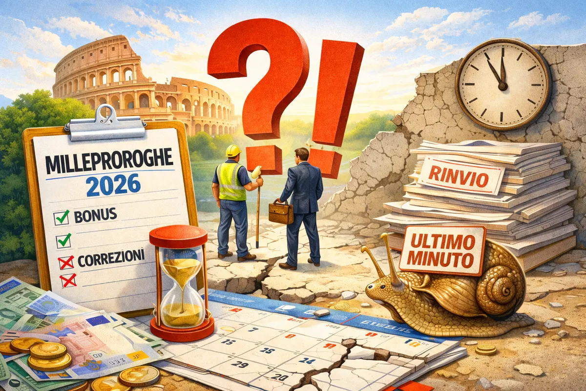Bonus annunciati, correzioni tardive: cosa ci dice davvero il Milleproroghe 2026 sul lavoro