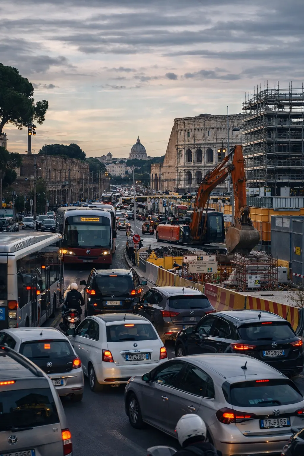 Roma non sa essere normale …